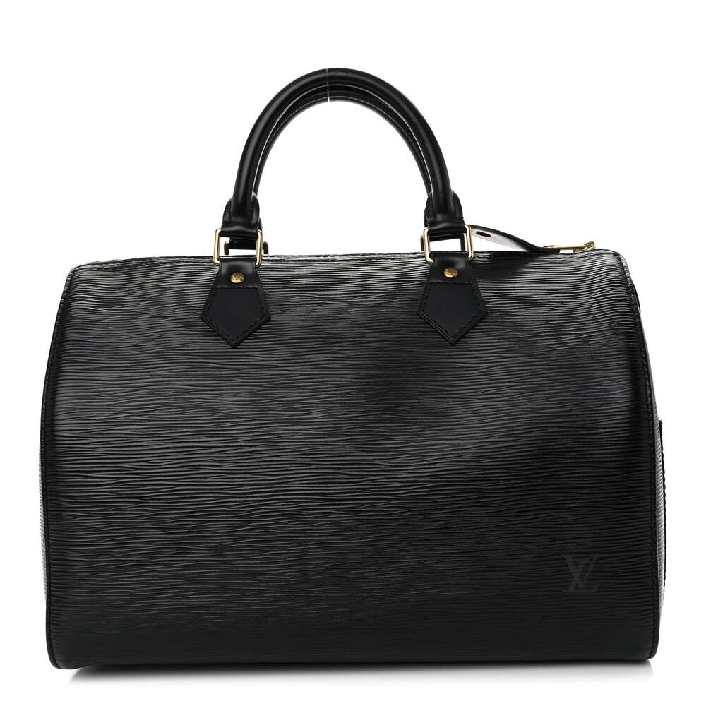 Louis Vuitton Epi Speedy 30 Black #271021L11B
